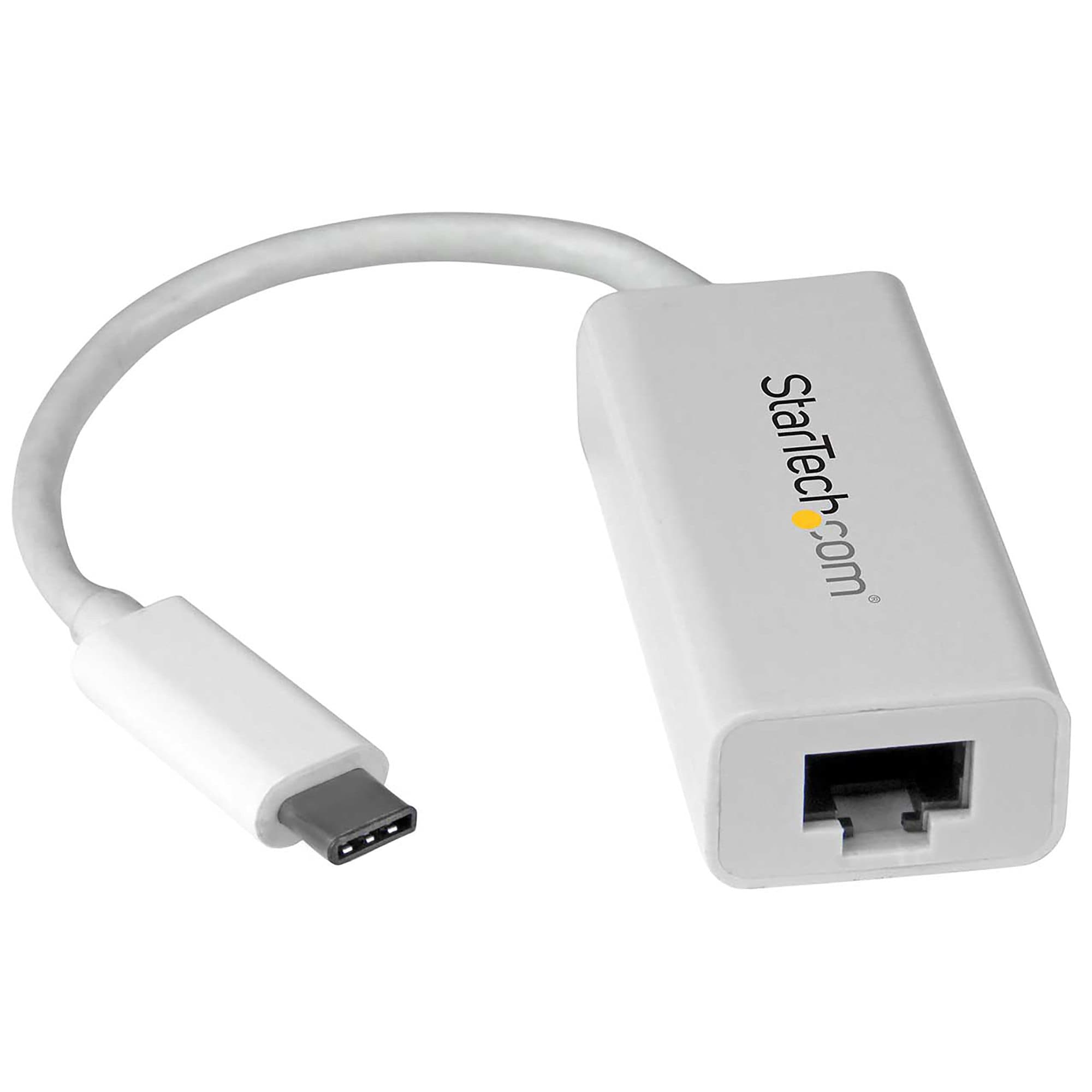 STARTECH STARTECH.COM USB C TO GIGABIT ETHERNET ADAPTER USB 3.0 NIC 10/100/1000 MBPS 2 YR US1GC30W