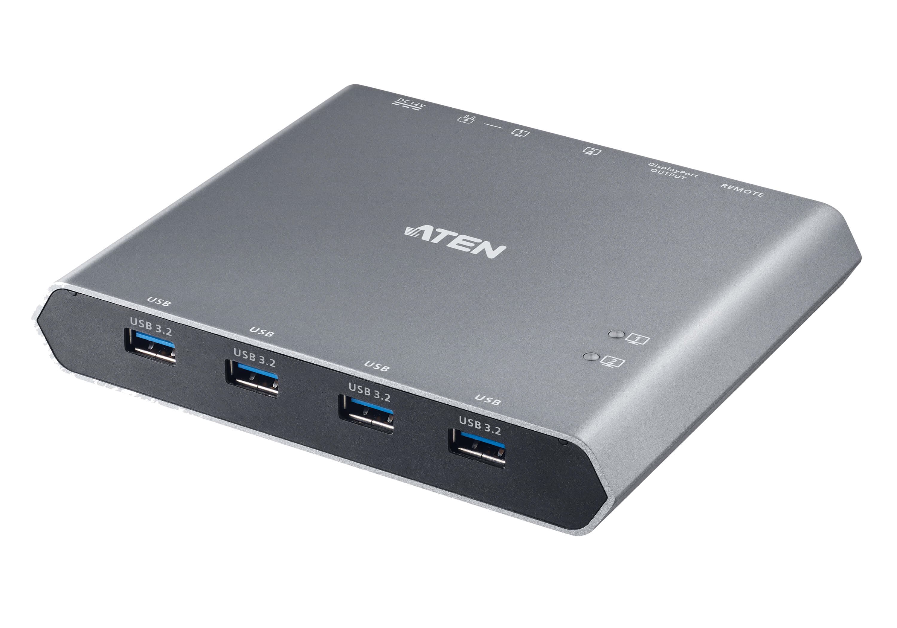 ATEN ATEN 2-PORT 4K DISPLAYPORT USB-C KVM DOCK SWITCH WITH POWER PASS-THROUGH US3311-AT-U