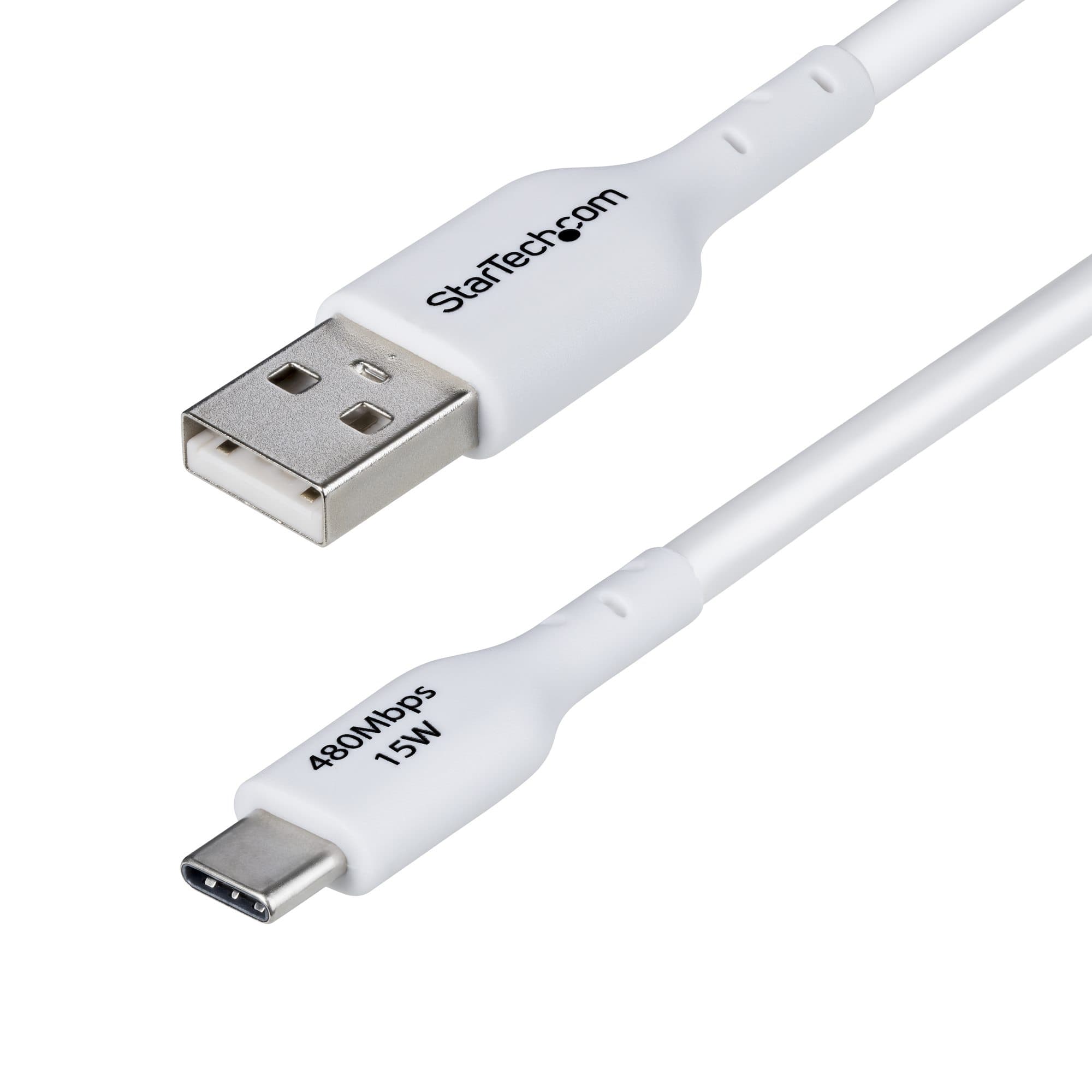 STARTECH STARTECH.COM 3M (9.8FT) WHITE USB-A TO USB-C CHARGING CABLE/CORD, M/M, LTW USB2AC3MNCWHE