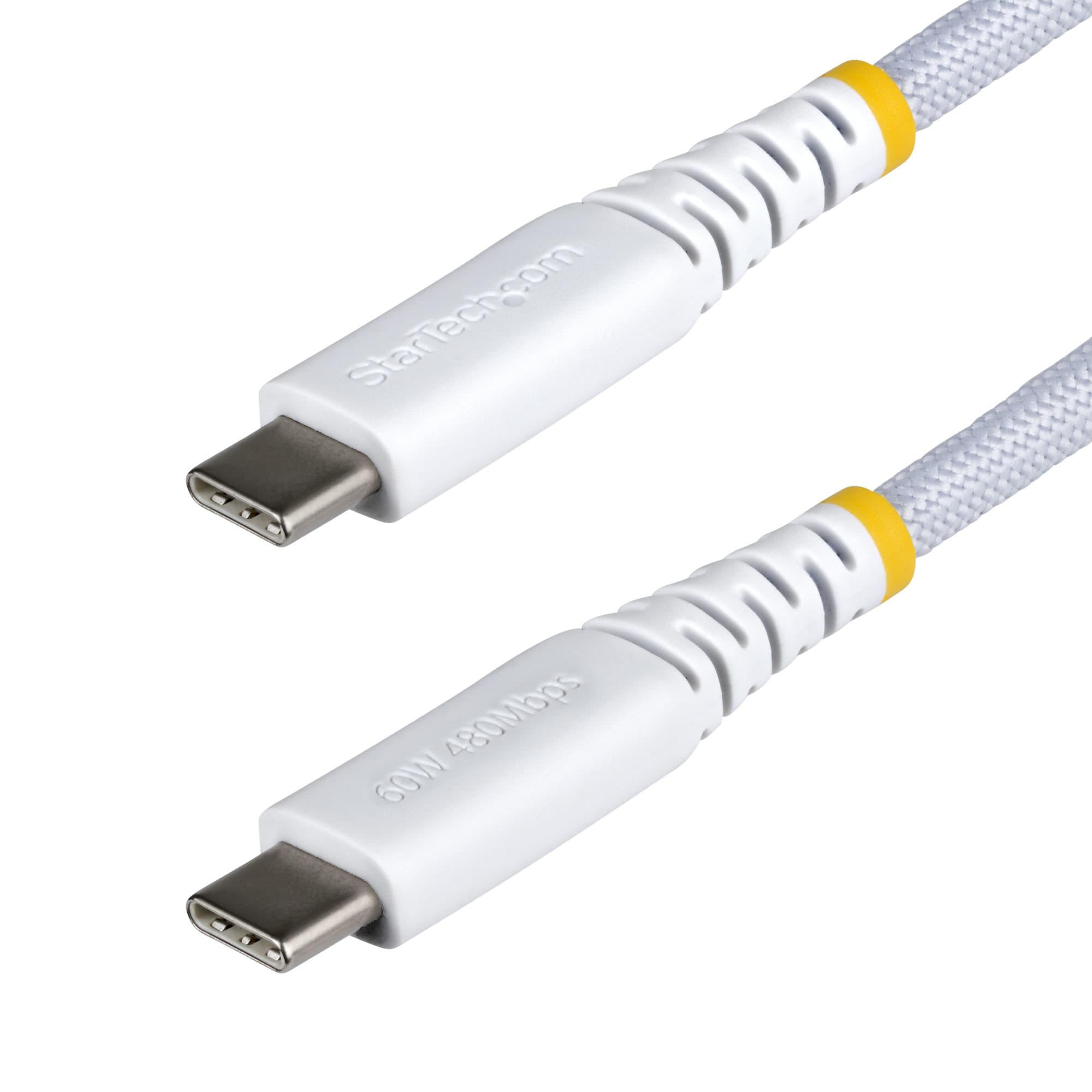 STARTECH STARTECH.COM 15CM (6IN) WHITE USB-C CHARGING CABLE, USB C CORD, 60W/3A PD, LTW USB2CC15CMNCBRWH