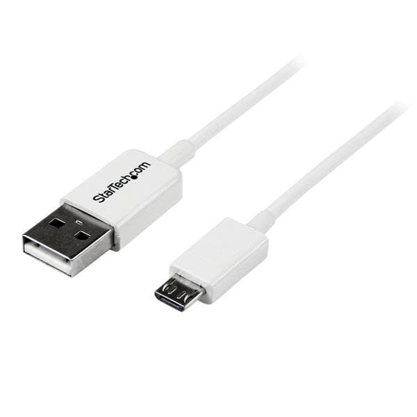 STARTECH STARTECH.COM 1M USB A TO MICRO B CABLE - CHARGING DATA CABLE, LTW USBPAUB1MW