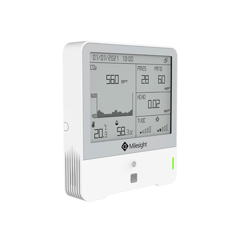 Milesight IoT Milesight LoRaWAN AU915/AS923 9 in 1 Indoor Ambience Monitoring IoT Sensor (O3 Version) AM319-O3-915M