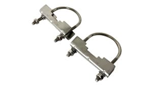 L-com Stainless Steel U-Bolt Stationary Mounting Kit Pair BKT-02