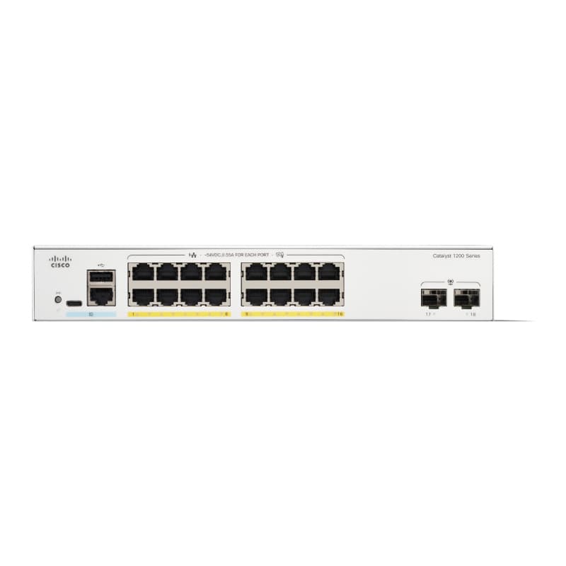 Cisco Cisco Catalyst 1200 16-port GE, PoE, 2x1G SFP C1200-16P-2G