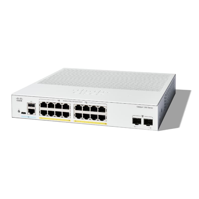 Cisco Cisco Catalyst 1300 16-port GE, PoE, 2x1G SFP C1300-16P-2G