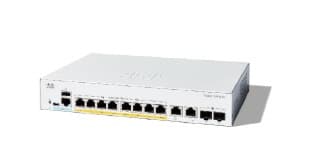 Cisco Catalyst 1300 8-port Gigabit Ethernet with 2 x 1G SFP Combo ports, Ext PS C1300-8T-E-2G