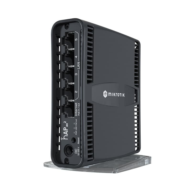 MikroTik MikroTik hAP ax2 Dual Band Wi-Fi 6 Access Point and Gigabit Router C52iG-5HaxD2HaxD-TC