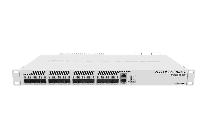 MikroTik MikroTik CRS317-1G-16S+RM Cloud Router Switch with 16 x  SFP+ 10Gbps Fibre Ports CRS317-1G-16S+RM