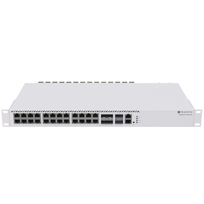 MikroTik MikroTik CloudRouterSwitch 326-4C+20G+2Q+RM with 20 x 2.5Gbps Ethernet, 4 x Combo and 2 x 40G QSFP+ CRS326-4C+20G+2Q+RM