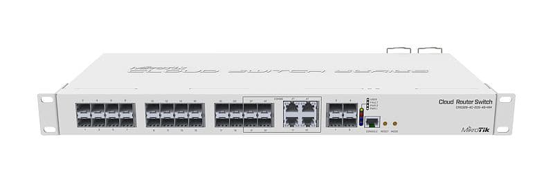 MikroTik MikroTik Cloud Router Fibre Switch 20 Gigabit SFP and 4 SFP+ 10 Gibabit Ports CRS328-4C-20S-4S+RM