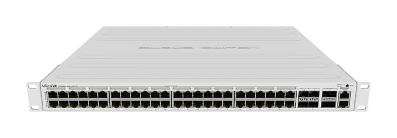MikroTik MikroTik CRS354-48P-4S+2Q+RM 48 Port Gigabit POE Switch with 40G QSFP+ Fibre Ports CRS354-48P-4S+2Q+RM