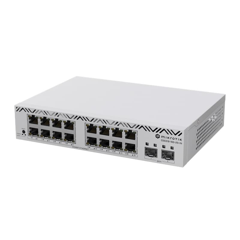 MikroTik MikroTik CSS318-16G-2S+IN 16 Port Gigabit Cloud Smart Switch with 10G SFP+ CSS318-16G-2S+IN