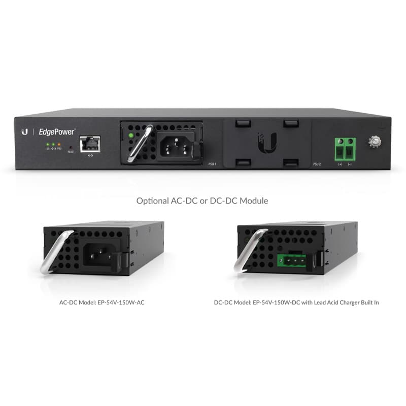 Ubiquiti EdgePower 54V 150W DC Rack Mount PSU for EdgePoint Routers and Switches EP-54V-150W