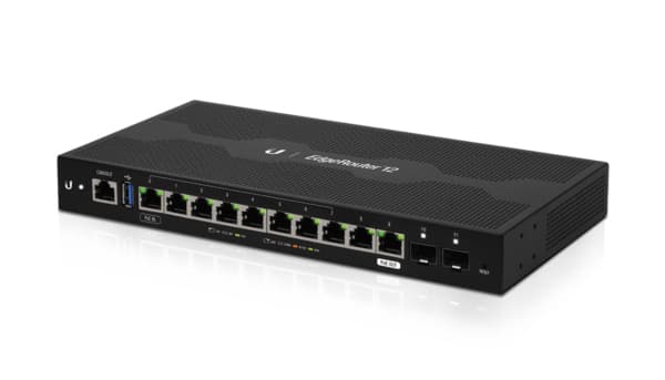 Ubiquiti Ubiquiti EdgeRouter 12 10-Port Gigabit Router and 2 SFP Ports ER-12