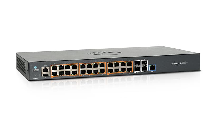 Cambium Networks Cambium cnMatrix EX2028-P 28-Port Enterprise Cloud Managed Power over Ethernet Switch EX2028-P