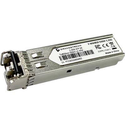 Grandstream Networks Grandstream SFP Fiber Module Multi-Mode, 850nm, 550-Metre, 1.25Gbps, LC F-MM850-550M-1.25G