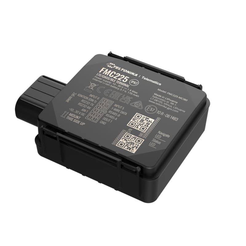 Teltonika Telematics Teltonika FMC225 Waterproof 4G/LTE Cat 1 GPS Tracker with RS485, RS232 Interfaces FMC225