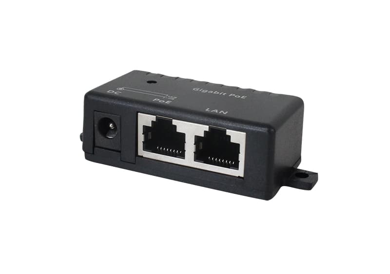 PoE World PoE World Gigabit 12-56VDC 30W Passive PoE Injector GPOE-2-WM