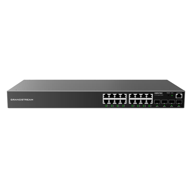 Grandstream Networks Grandstream GWN7802 16 Port Gigabit Managed Ethernet Switch GWN7802