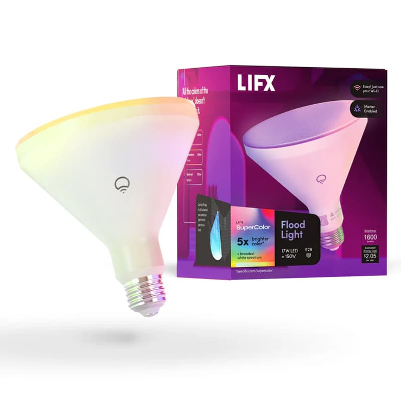 LIFX LIFX PAR38 1600lm, E27 Edison Screw LFXPAR381600RGBW