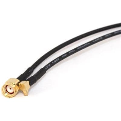 Go Wireless NZ RP-SMA Male to MMCX Right Angle 35cm Coax Pigtail P-42