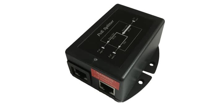 Tycon Systems Tycon Power Gigabit Ethernet 802.3at POE Into Dual 802.3af and Passive POE Out Splitter POE-SPLT-48G-VUB