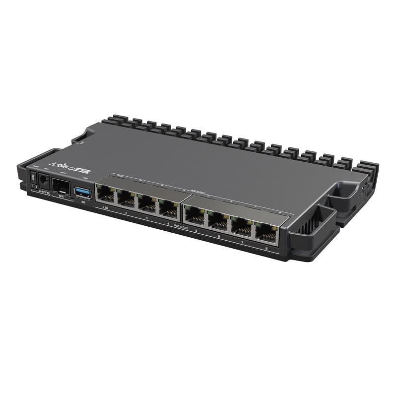 MikroTik MikroTik RB5009UPr+S+IN Compact Router with 7 x 1GB, 1 x 2.5GB, 1 x 10GB SFP+ and PoE-out RB5009UPr+S+IN