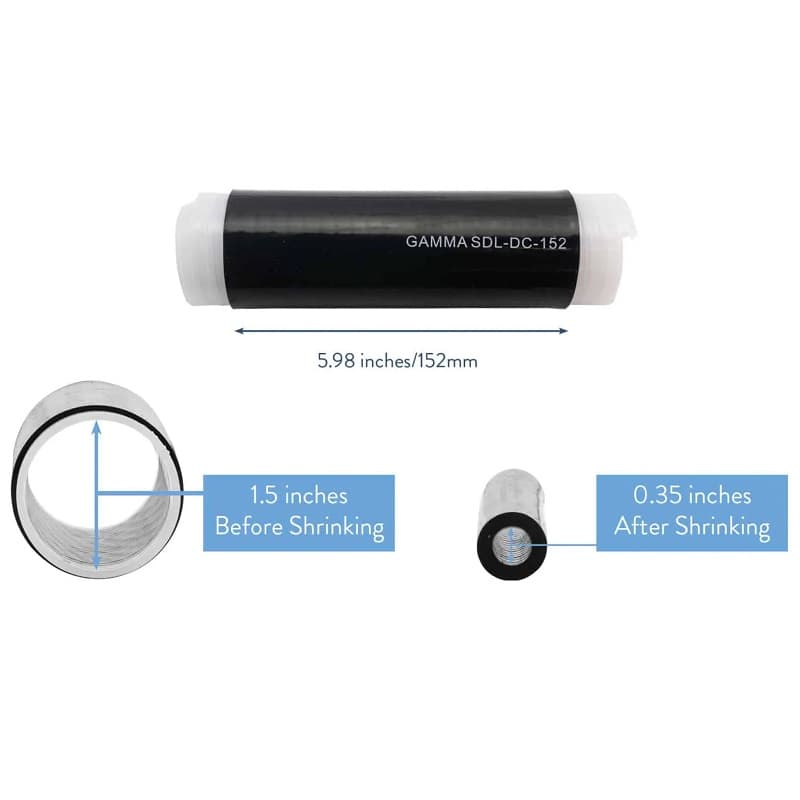 Gamma Electronics Gamma Electronics SDL-DC-152 Silicone Cold Shrink Power Connection to 1/2 inch Jumper SDL-DC-152