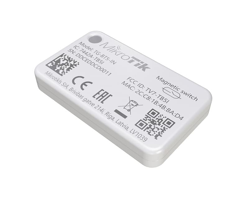 MikroTik MikroTik Indoor Bluetooth Tag for MikroTik KNOT or other IoT Asset Tracking/Telemetry setups TG-BT5-IN