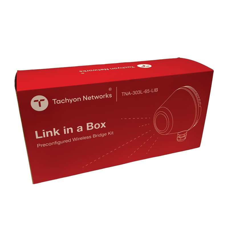 Tachyon Networks Tachyon Networks TNA-303L-65-LIB Outdoor 60 GHz PTP Link in a Box Kit TNA-303L-65-LIB