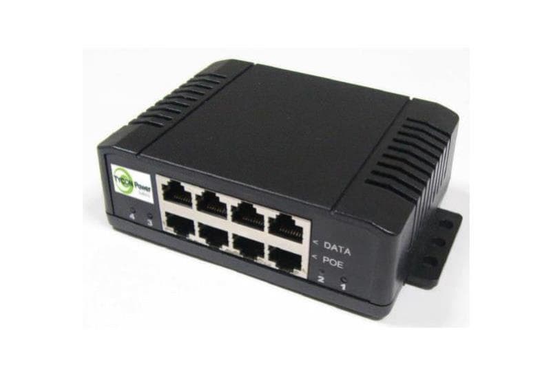 Tycon Systems Tycon High Power 4 Port Midspan PoE Injector TP-MS4X4