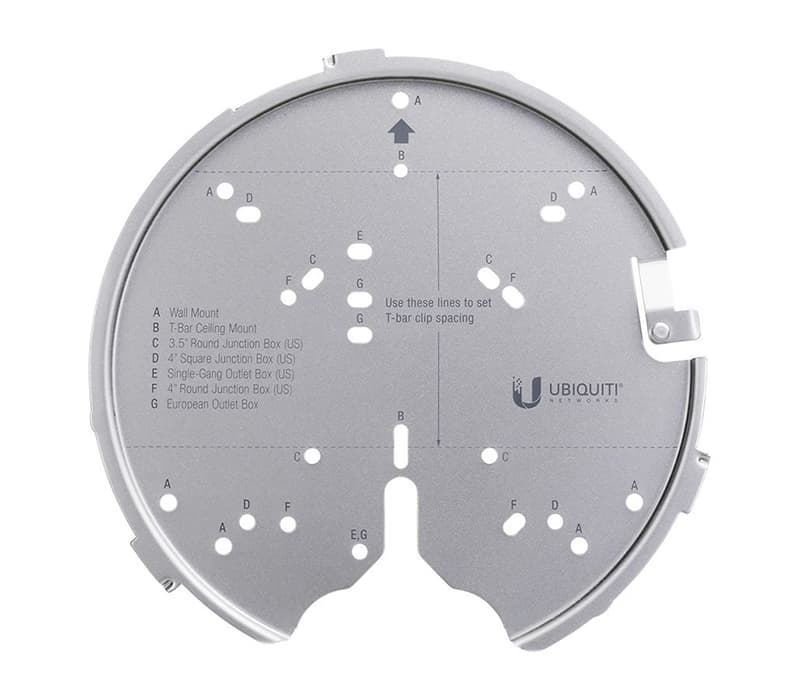 Ubiquiti Ubiquiti Mounting system Compatible with U7 Pro/Max U6 Pro, U6 Long-Range U-PRO-MP
