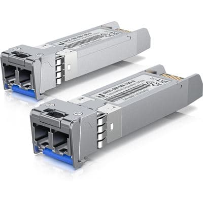 Ubiquiti Ubiquiti Twin Pack of 10km 10Gbps Single Mode Fiber Modules 1310nm UACC-OM-SM-10G-D2