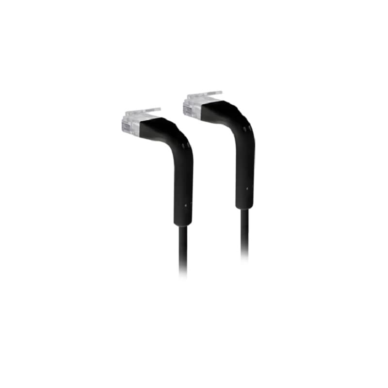 Ubiquiti UniFi Black 300mm patch cable with both end bendable RJ45 UC-Patch-0.3M-RJ45-BK
