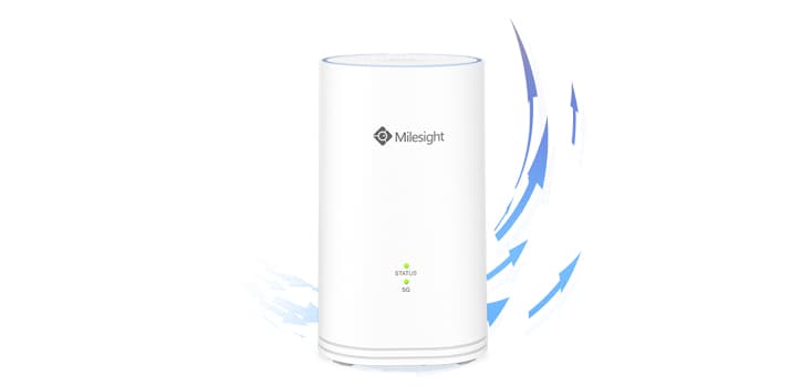 Milesight Networks Milesight Ultra Fast Cellular Indoor/Outdoor 5G/4G/LTE Wireless Gigabit Router/CPE Radio with Serial and I/O interfaces UF51-501AU