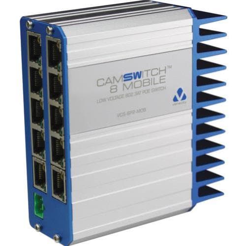 Veracity Veracity 8+2 Port CAMSWITCH Mobile Low-Voltage 802.3at PoE Switch VCS-8P2-MOB