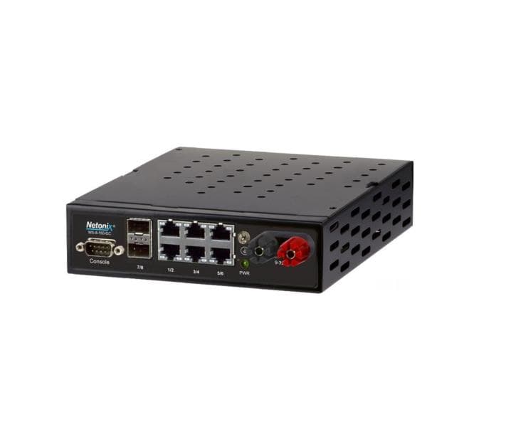 Netonix Netonix 6 Port + 2 SFP DC Power Managed PoE Switch WS-8-150-DC