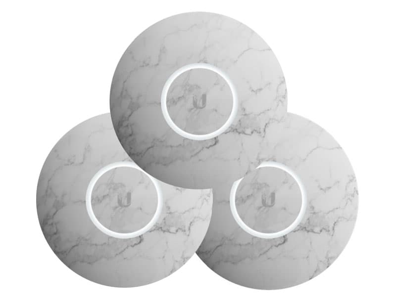 Ubiquiti Ubiquiti Marble Design Upgradable Casing for nanoHD, U6-Lite and U6-Plus 3-Pack nHD-cover-Marble-3