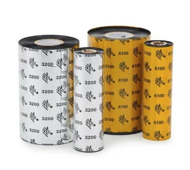ZEBRA ZEBRA RIBBON WAX 57MM X 74M. CORE: 0.5X57 1017554
