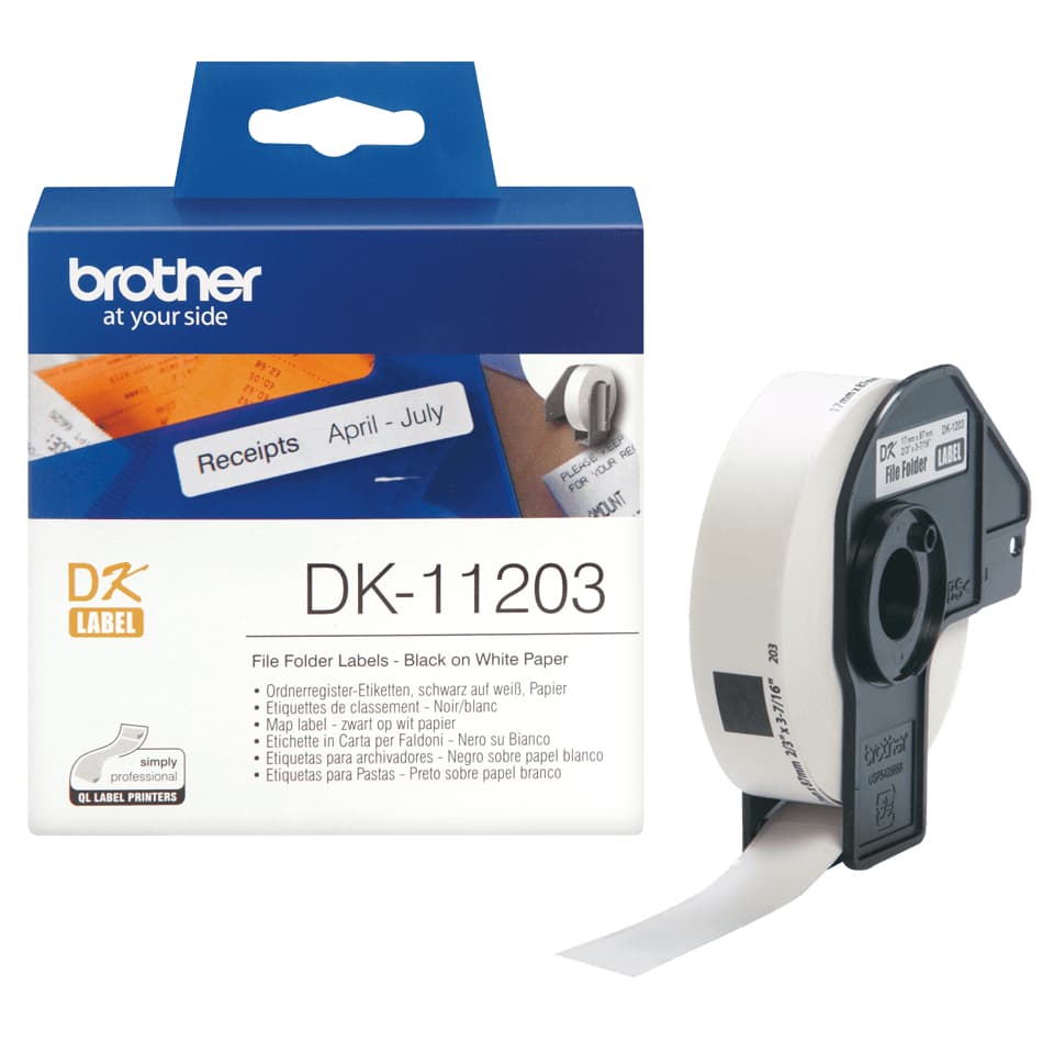 BROTHER BROTHER Bro DK-Tape DK11203 17mm x 87mm x 300pcs 1020360