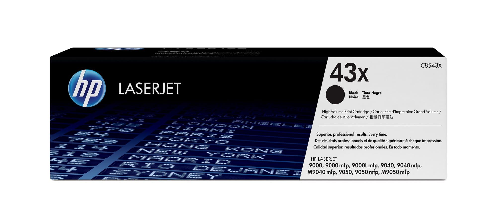 HP HP 43X BLACK HY LJ TONER CART C8543X 1036370
