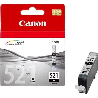 CANON CANON CLI521BK BLACK INK CARTRIDGE FOR IP4600 1080879