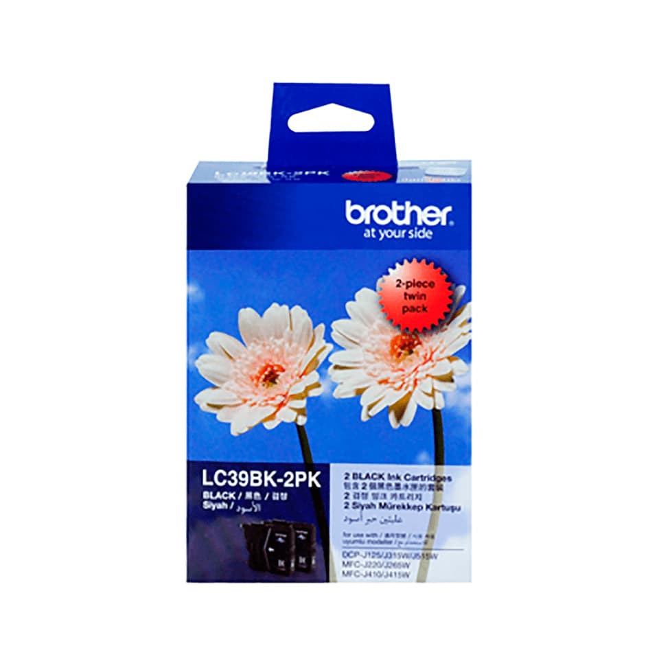 BROTHER BROTHER LC39bl2k 2 x lc39bk cartridges 1197189