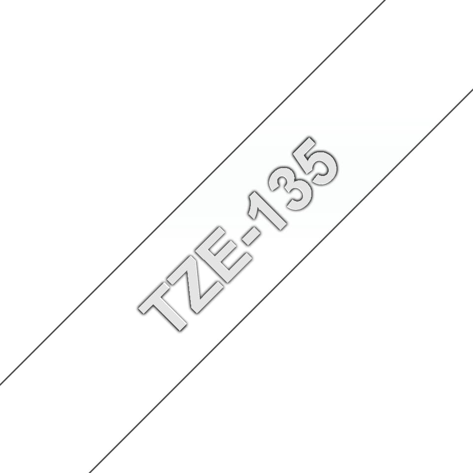 BROTHER BROTHER TZe135 12mm x 8m Standard laminated Whit 1536034
