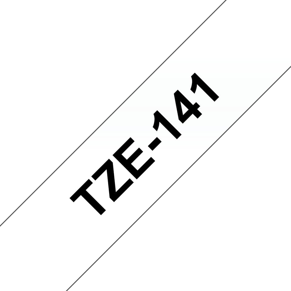 BROTHER BROTHER TZe141 18mm x 8m Standard laminated Blac 1536045