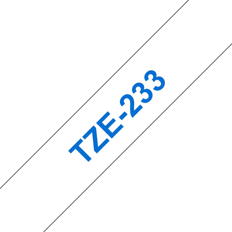 BROTHER BROTHER TZe233 12mm x 8m Standard laminated Blu 1536053