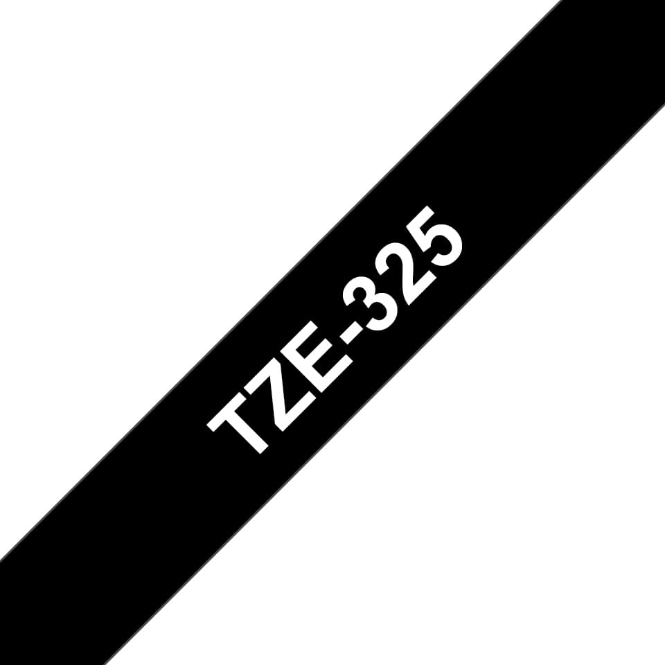 BROTHER BROTHER TZe325 9mm x 8m Standard laminated White 1536059