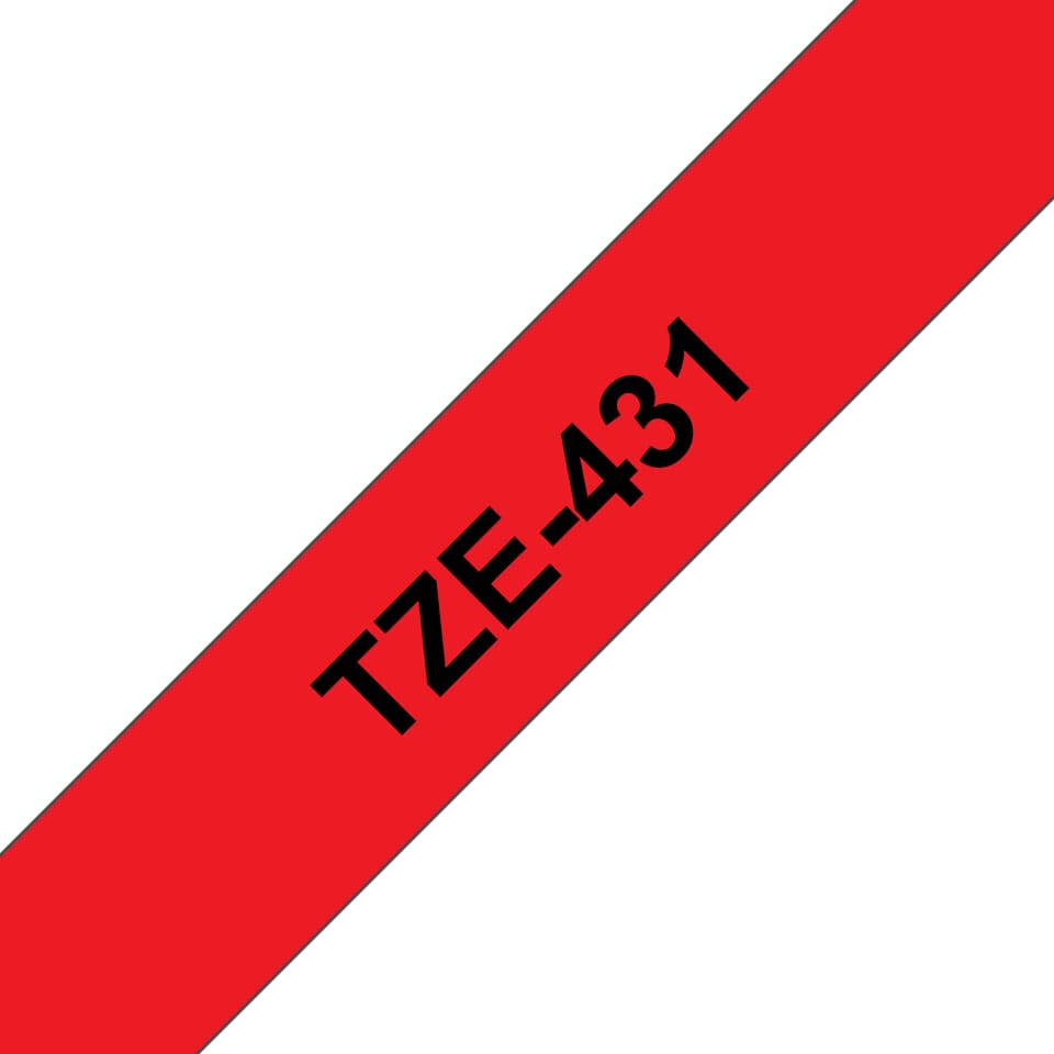 BROTHER BROTHER TZe431 12mm x 8m Standard laminated Blac 1536063