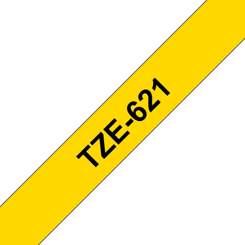 BROTHER BROTHER TZe621 9mm x 8m Standard laminated Black 1536068