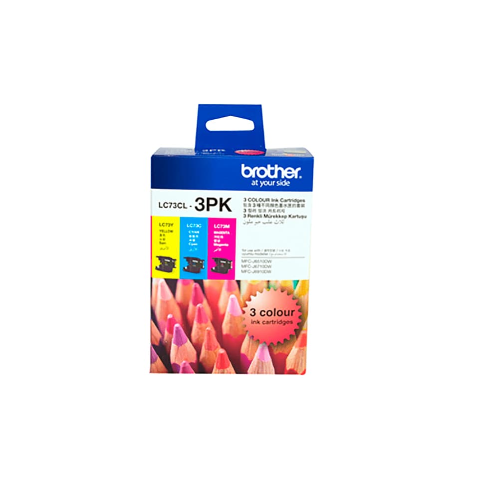 BROTHER BROTHER LC73CL3PK Colour High Yield Twin Inkjet 1547778